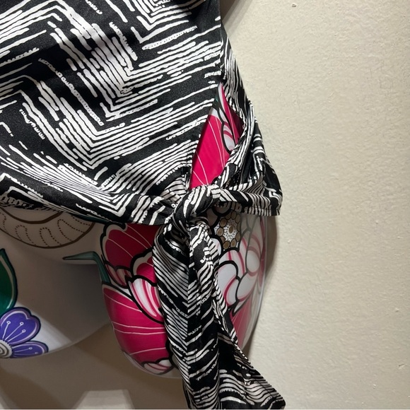 Kasper Black White Blouse - Picture 2 of 3